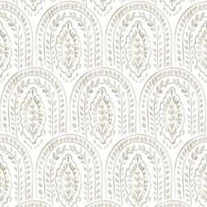 Sophisticated Cream and Tan Wallpaper